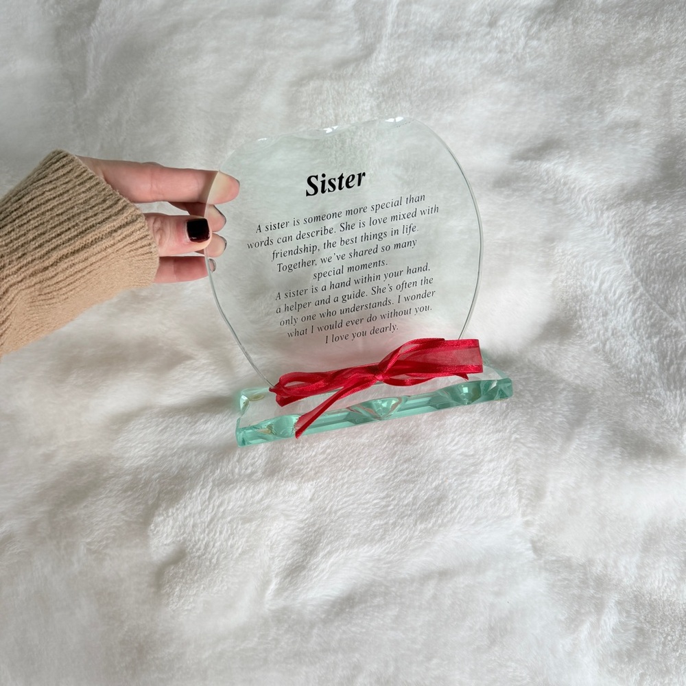 Sentimental Sister Engraved Plaque